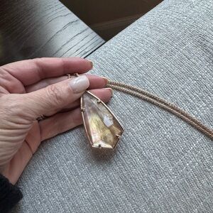 Kendra Scott Rose Gold Caroline Necklace